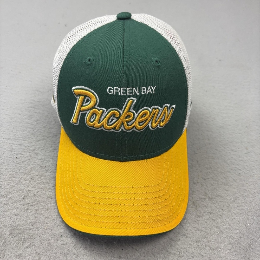 Green Bay Packers Hat Cap Snap Back Mens One Size Green NFL Football Reebok
